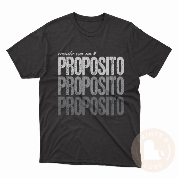 Playera Creado con un Propósito